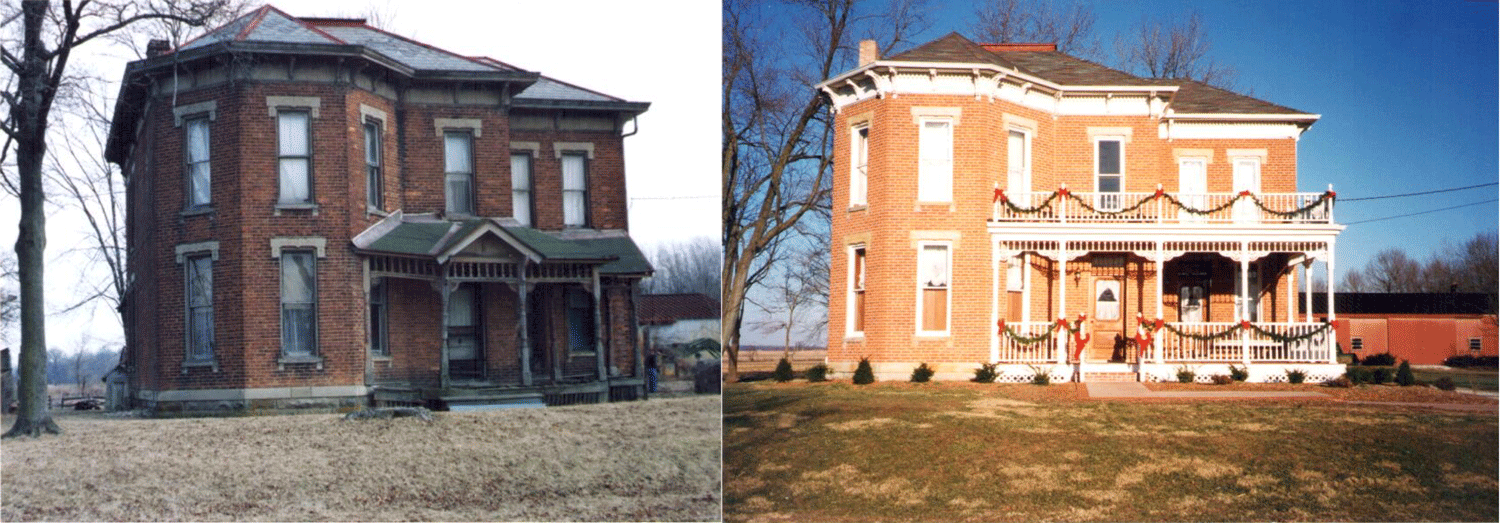 House before and after